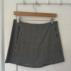 Urban Outfitters Checkered Mini Skirt